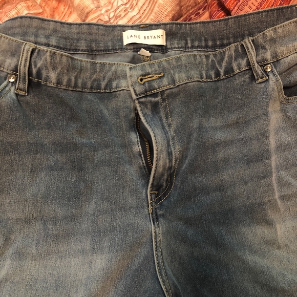 Lane Bryant Boyfriend Jeans Cuffed Hem - Picture 3 of 10